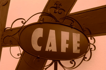 Cafe Schild